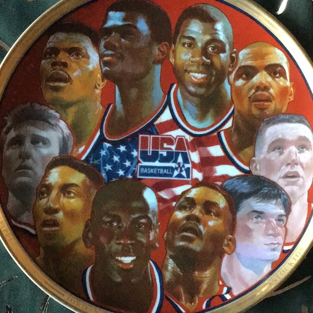 USA Basketball “Dream Team” Collector’s Plate